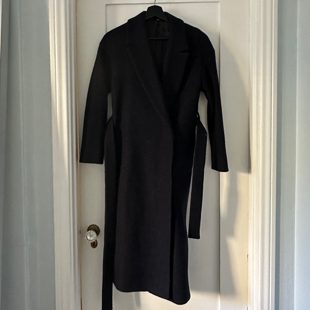 COS wool black coat